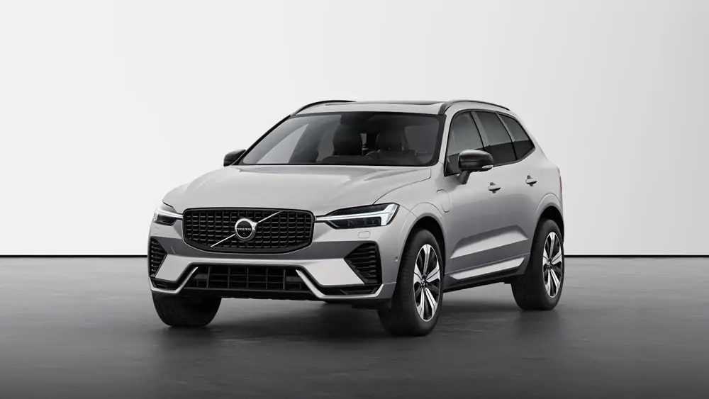 Nouveau Volvo XC60 SUV Plus Hybride rechargeable 4 roues motrices Silver Dawn 1