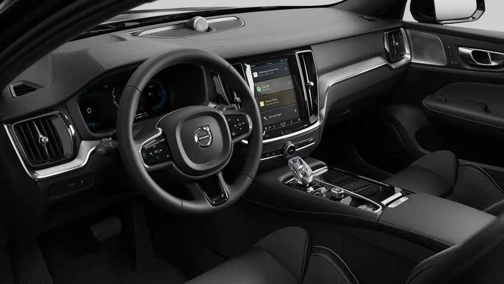 Nouveau Volvo V60 Break Ultimate Hybride rechargeable 4 roues motrices Onyx Black 4