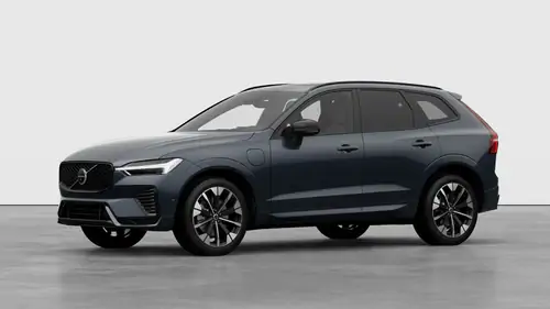 Nouveau Volvo XC60 SUV Ultimate Hybride rechargeable 4 roues motrices Denim Blue