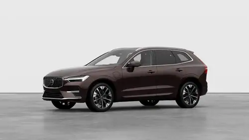 Nouveau Volvo XC60 SUV Ultimate Hybride rechargeable 4 roues motrices Mulberry Red