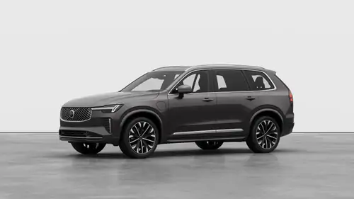 Nouveau Volvo XC90 SUV Ultimate Hybride rechargeable 4 roues motrices Platinum Grey
