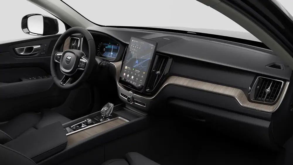 Nouveau Volvo XC60 SUV Plus Hybride rechargeable 4 roues motrices Onyx Black 4