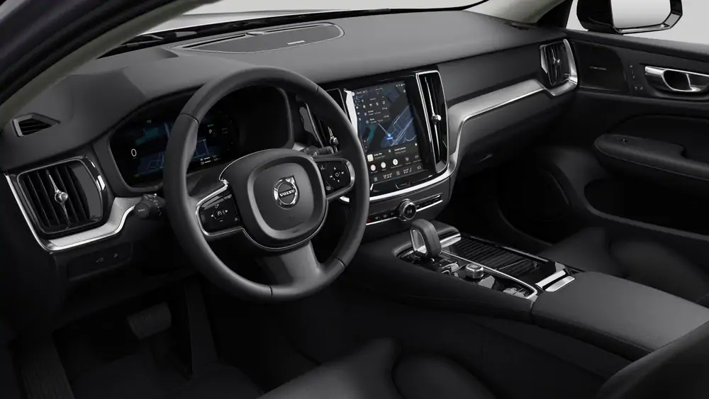 Nouveau Volvo V60 Break Plus Hybride rechargeable 4 roues motrices Aurora Silver 4