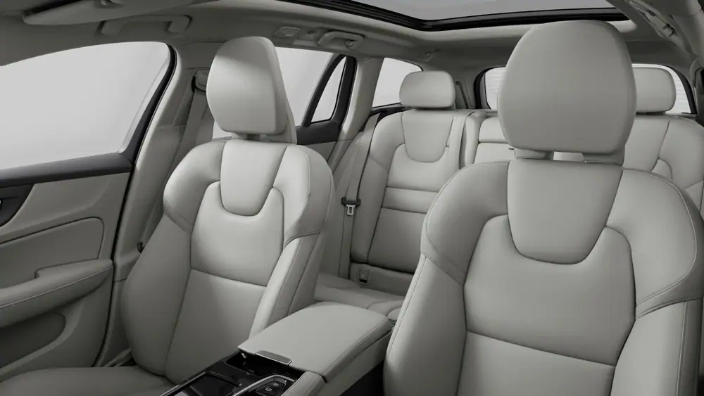 Nouveau Volvo V60 Break Ultimate Hybride rechargeable 4 roues motrices Silver Dawn 5