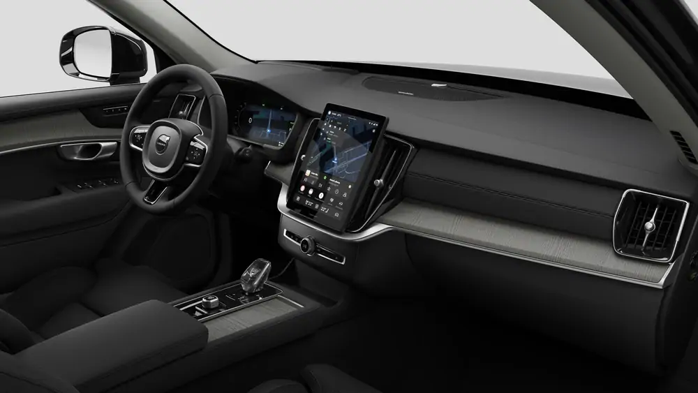 Nouveau volvo XC90 SUV Ultra Hybride rechargeable 4 roues motrices Onyx Black 4