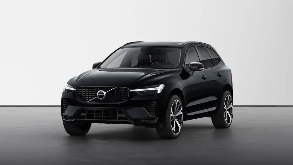 Nouveau Volvo XC60 SUV Ultimate Hybride rechargeable 4 roues motrices Onyx Black 1