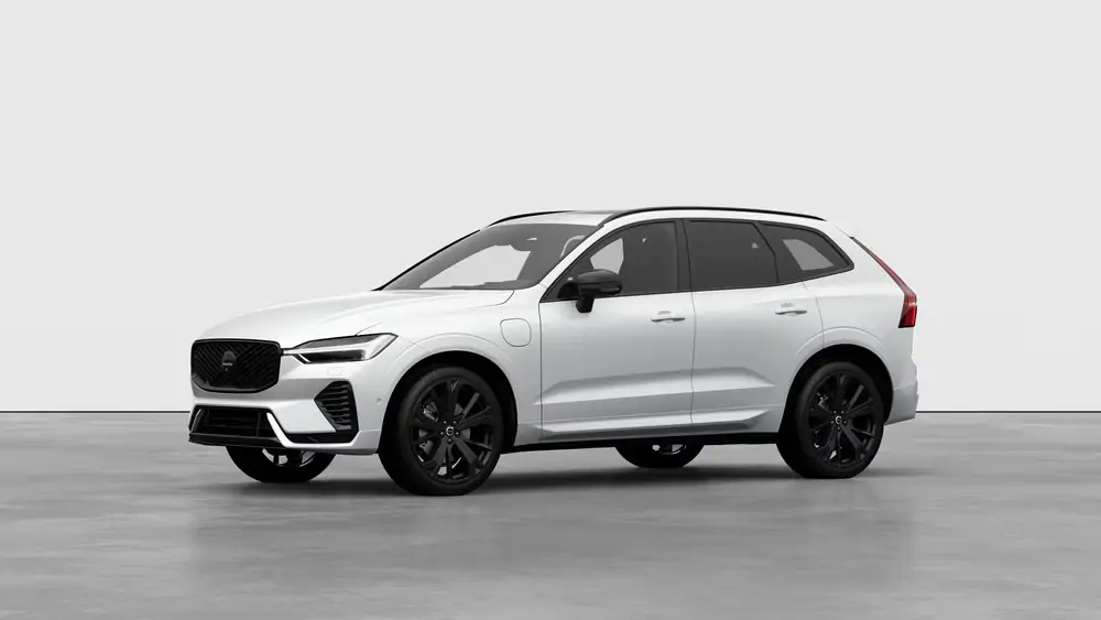 Nouveau Volvo XC60 SUV Ultimate Hybride rechargeable 4 roues motrices Crystal White Pearl 1