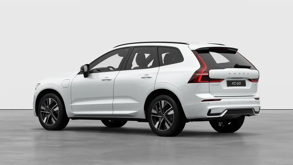 Nouveau Volvo XC60 SUV Plus Hybride rechargeable 4 roues motrices Crystal White Pearl 2