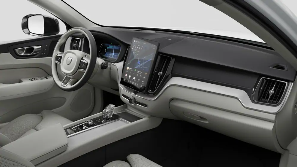 Nouveau Volvo XC60 SUV Ultimate Hybride rechargeable 4 roues motrices Crystal White Pearl 4