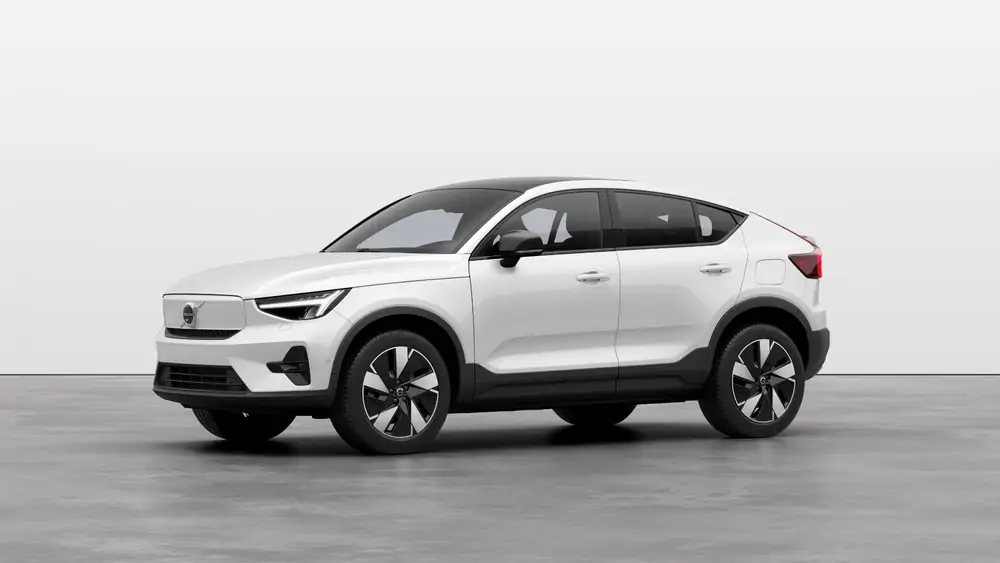 Nouveau Volvo C40 Crossover (SUV Coupé) Ultra Électrique 2 roues motrices (Propulsion) Crystal White Pearl 1