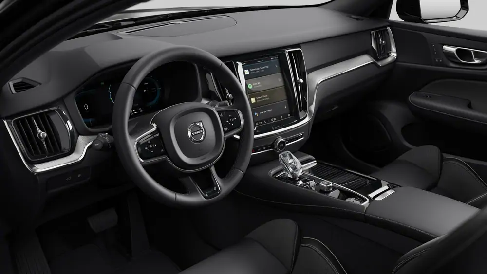 Nouveau Volvo V60 Break Plus Hybride rechargeable 4 roues motrices Onyx Black 4