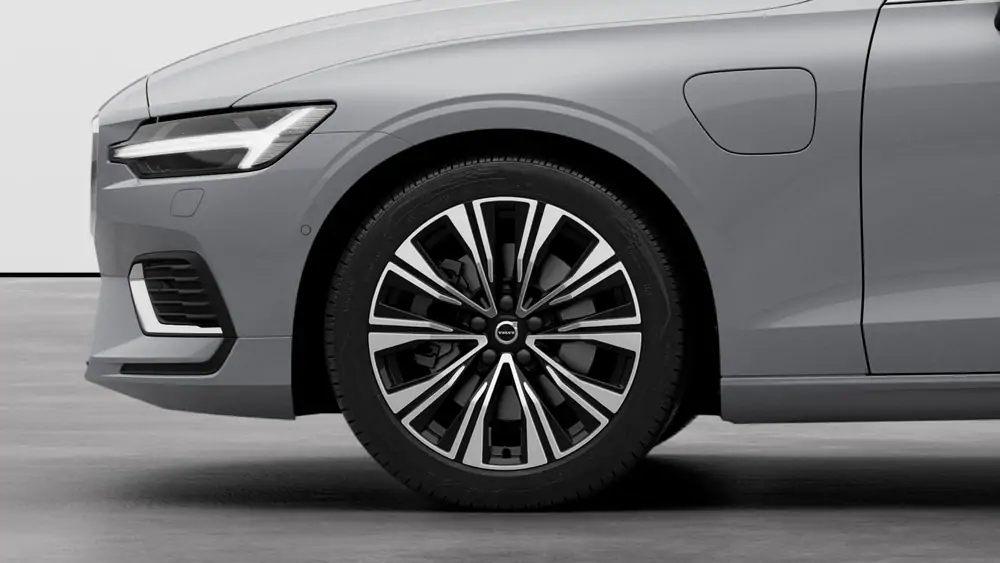 Nouveau Volvo V60 Break Ultimate Hybride rechargeable 4 roues motrices Vapour Grey 3
