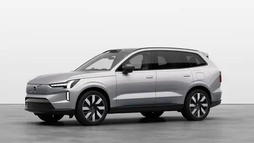 Nouveau Volvo EX90 SUV Ultra Électrique 4 roues motrices Silver Dawn