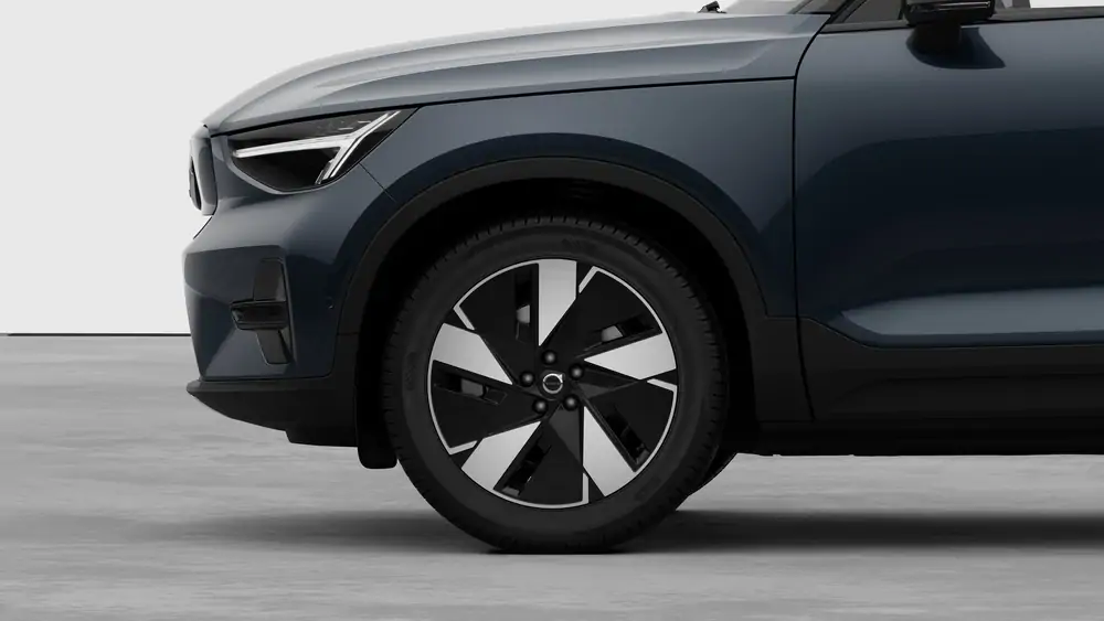 Nouveau Volvo EC40 Crossover (SUV Coupé) Ultra Électrique 2 roues motrices (Propulsion) Denim Blue 3