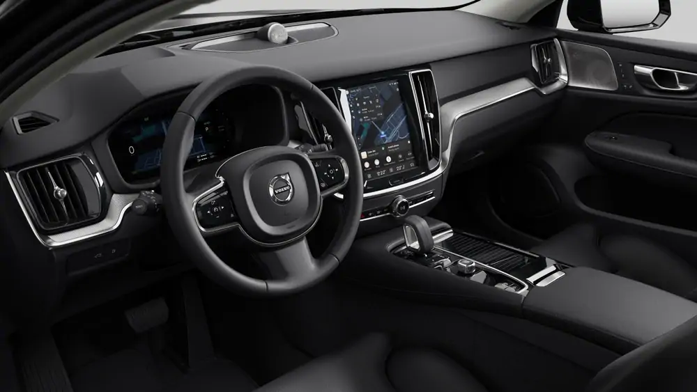 Nouveau Volvo V60 Break Plus Hybride rechargeable 4 roues motrices Onyx Black 4