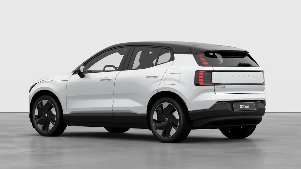 Nouveau Volvo EX30 SUV Ultra Électrique 2 roues motrices (Propulsion) Crystal White Pearl 2