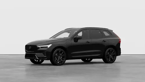 Nouveau Volvo XC60 SUV Ultimate Hybride rechargeable 4 roues motrices Onyx Black