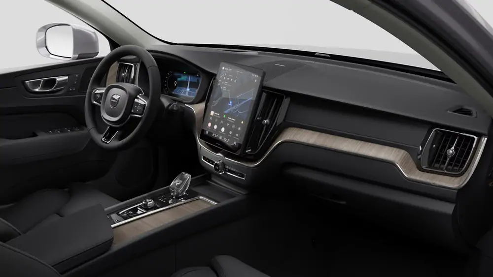 Nouveau Volvo XC60 SUV Ultimate Hybride rechargeable 4 roues motrices Aurora Silver 4