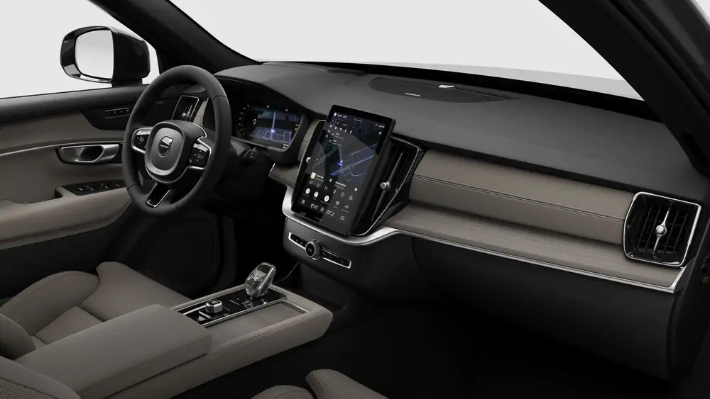 Nouveau Volvo XC90 SUV Ultimate Hybride rechargeable 4 roues motrices Platinum Grey 4