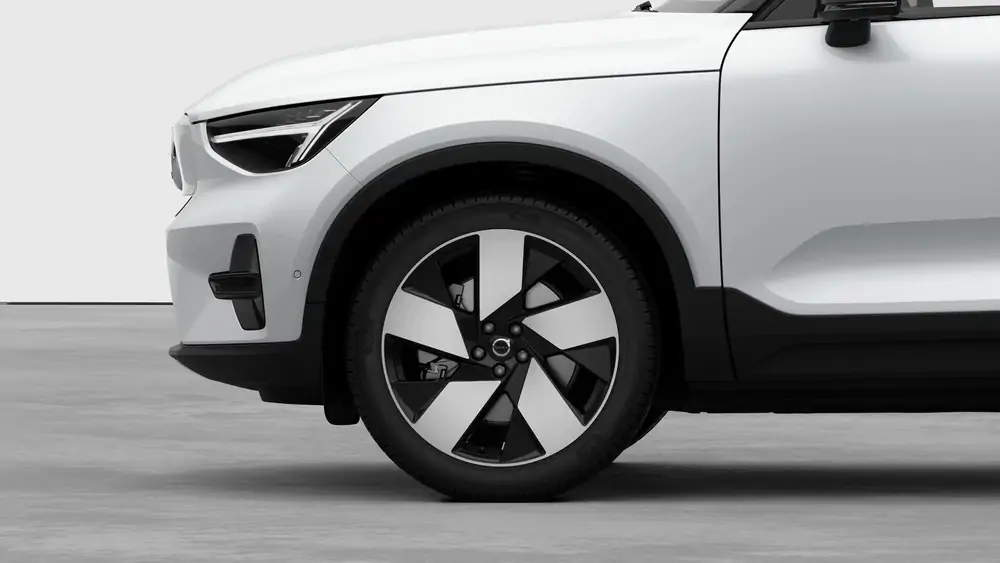 Nouveau Volvo EC40 Crossover (SUV Coupé) Ultra Électrique 2 roues motrices (Propulsion) Crystal White Pearl 3