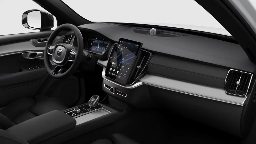 Nouveau Volvo XC90 SUV Ultimate Hybride rechargeable 4 roues motrices Crystal White Pearl 4