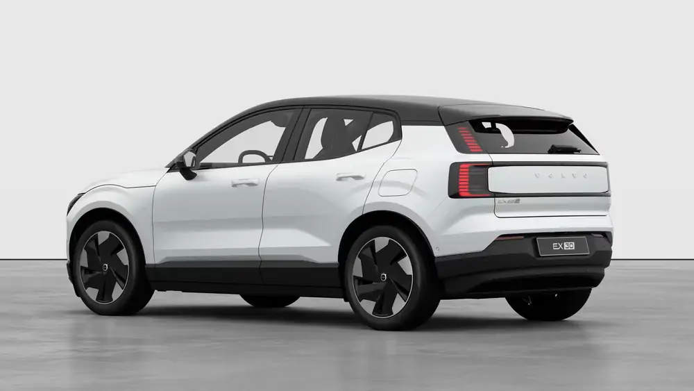 Nouveau Volvo EX30 SUV Ultra Électrique 2 roues motrices (Propulsion) Crystal White Pearl 2