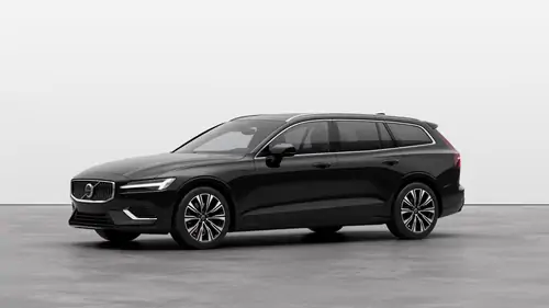 Nouveau Volvo V60 Break Ultimate Hybride rechargeable 4 roues motrices Onyx Black