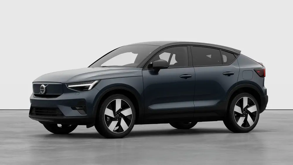 Nouveau Volvo EC40 Crossover (SUV Coupé) Ultra Électrique 2 roues motrices (Propulsion) Denim Blue 1