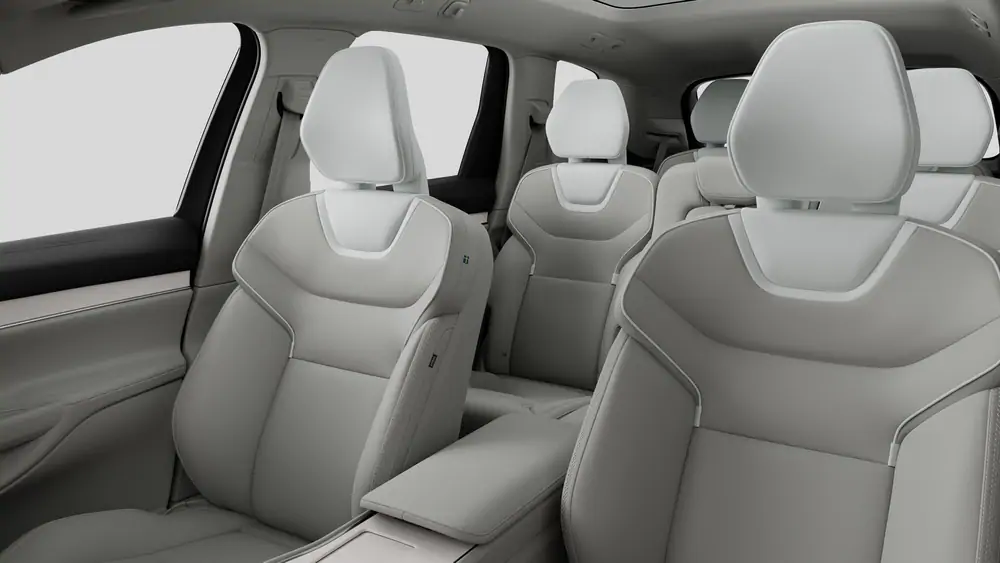 Nouveau Volvo EX90 SUV Ultra Électrique 4 roues motrices Silver Dawn 5
