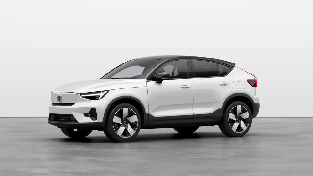 Nouveau Volvo EC40 Crossover (SUV Coupé) Ultra Électrique 2 roues motrices (Propulsion) Crystal White Pearl 1