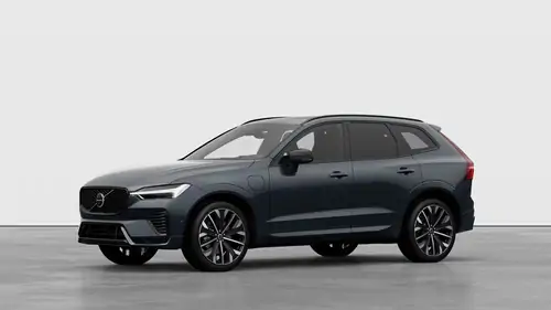 Nouveau Volvo XC60 SUV Ultimate Hybride rechargeable 4 roues motrices Denim Blue