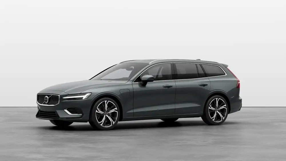 Nouveau volvo V60 Break Ultra Hybride rechargeable 4 roues motrices Forest Lake 1