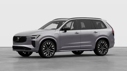 Nouveau volvo XC90 SUV Ultra Hybride rechargeable 4 roues motrices Aurora Silver