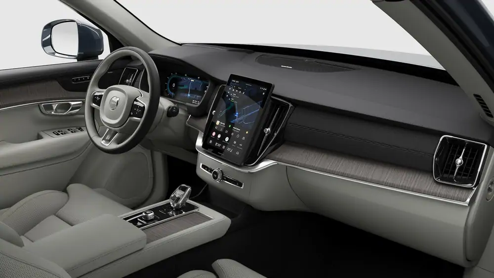 Nouveau Volvo XC90 SUV Ultimate Hybride rechargeable 4 roues motrices Denim Blue 4