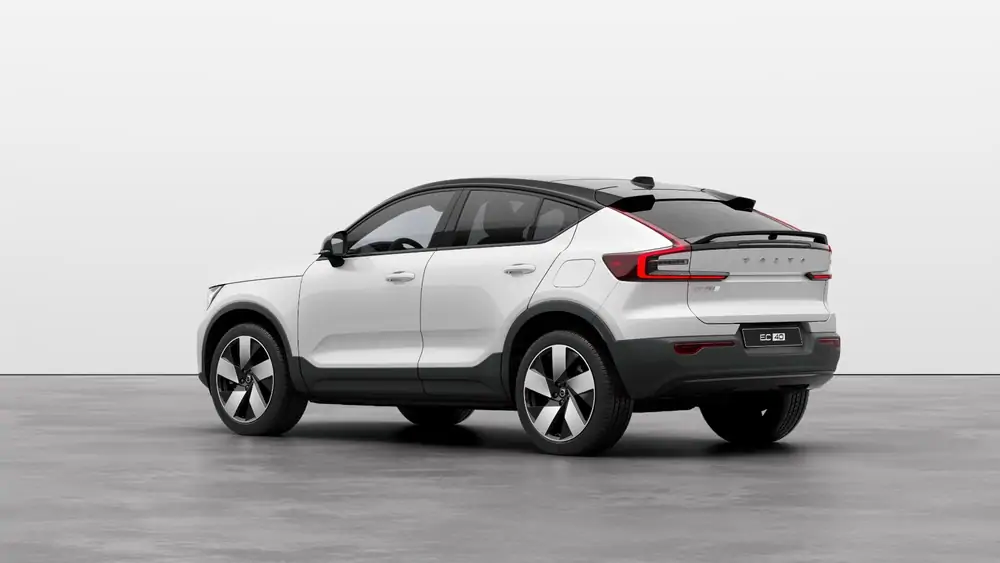 Nouveau Volvo EC40 Crossover (SUV Coupé) Ultra Électrique 2 roues motrices (Propulsion) Crystal White Pearl 2