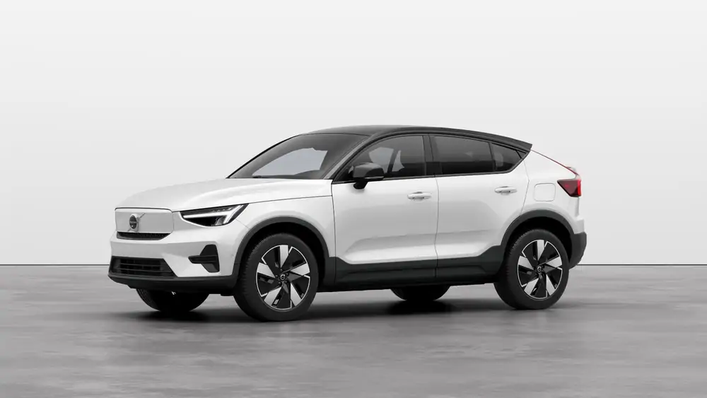 Nouveau Volvo EC40 Crossover (SUV Coupé) Ultra Électrique 2 roues motrices (Propulsion) Crystal White Pearl 1