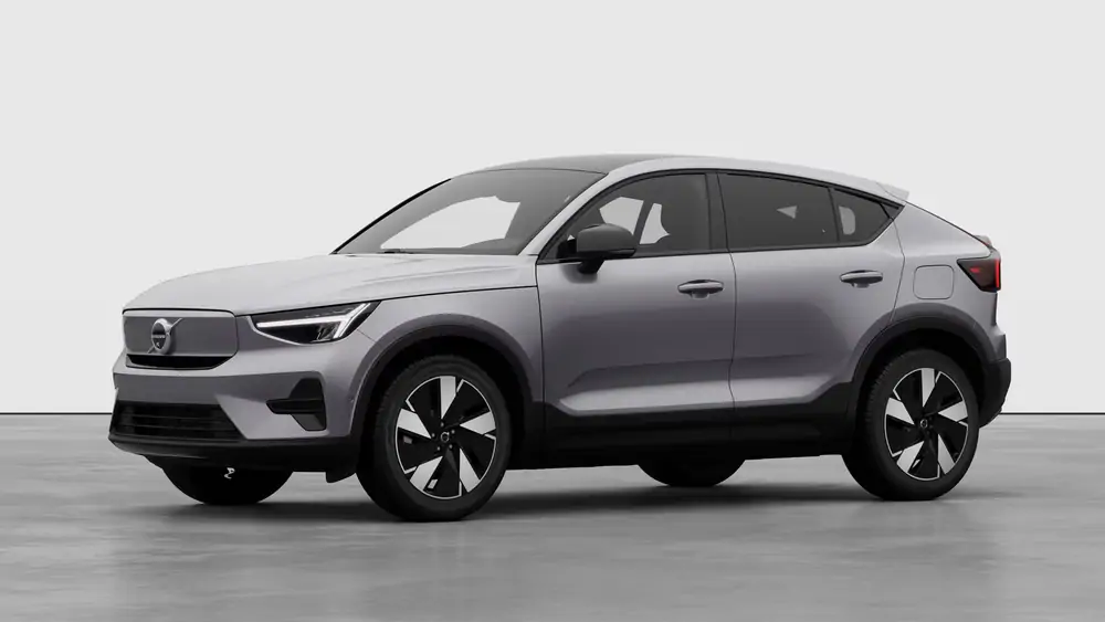 Nouveau Volvo EC40 Crossover (SUV Coupé) Plus Électrique 2 roues motrices (Propulsion) Aurora Silver 1