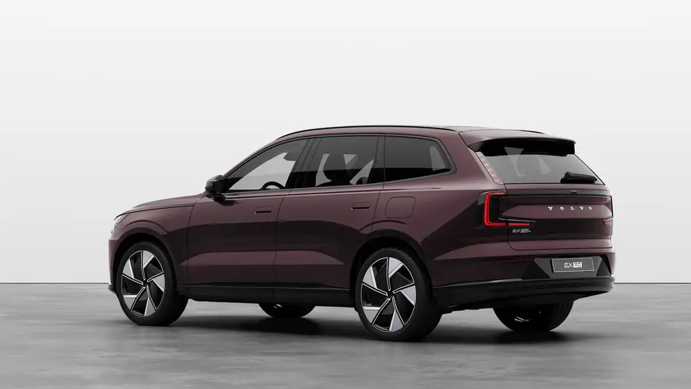 Nouveau Volvo EX90 SUV Ultra Électrique Mulberry Red 2