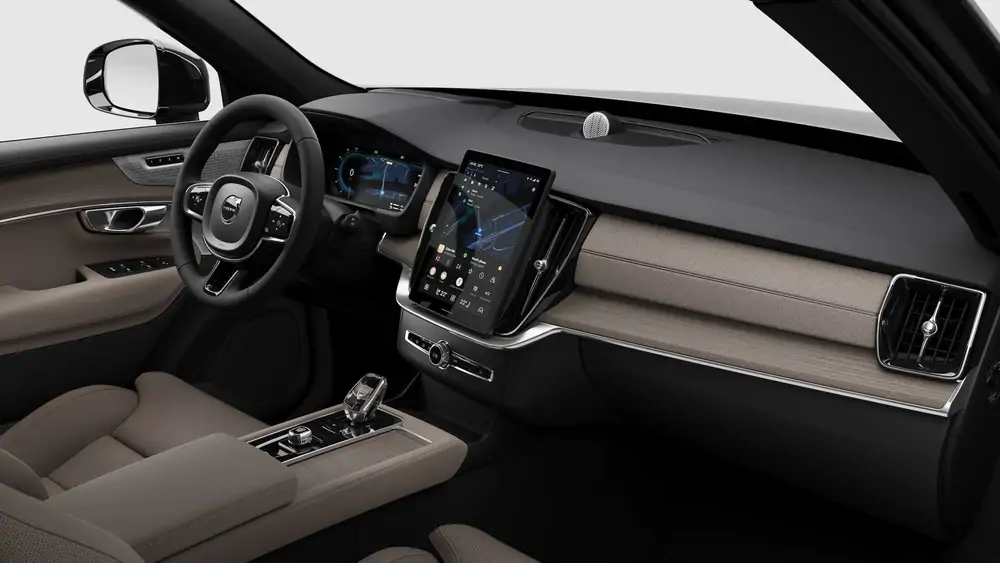 Nouveau Volvo XC90 SUV Ultimate Hybride rechargeable 4 roues motrices Onyx Black 4