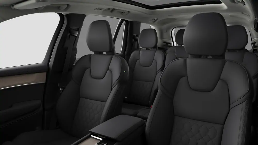 Nouveau Volvo XC90 SUV Ultimate Hybride rechargeable 4 roues motrices Onyx Black 5