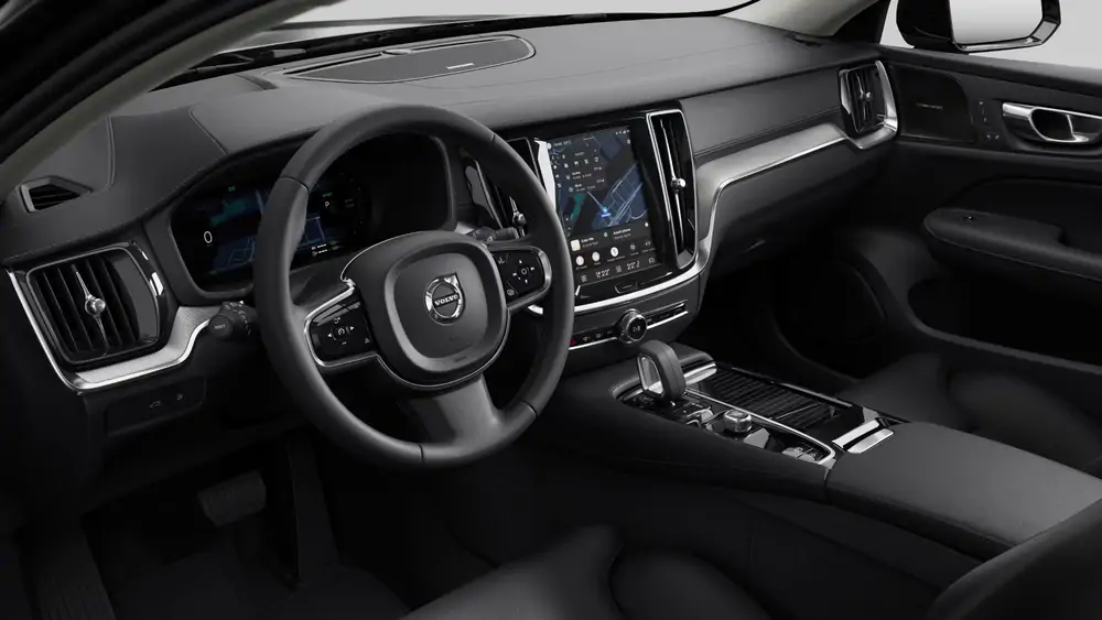 Nouveau Volvo V60 Break Ultimate Hybride rechargeable 4 roues motrices Onyx Black 4