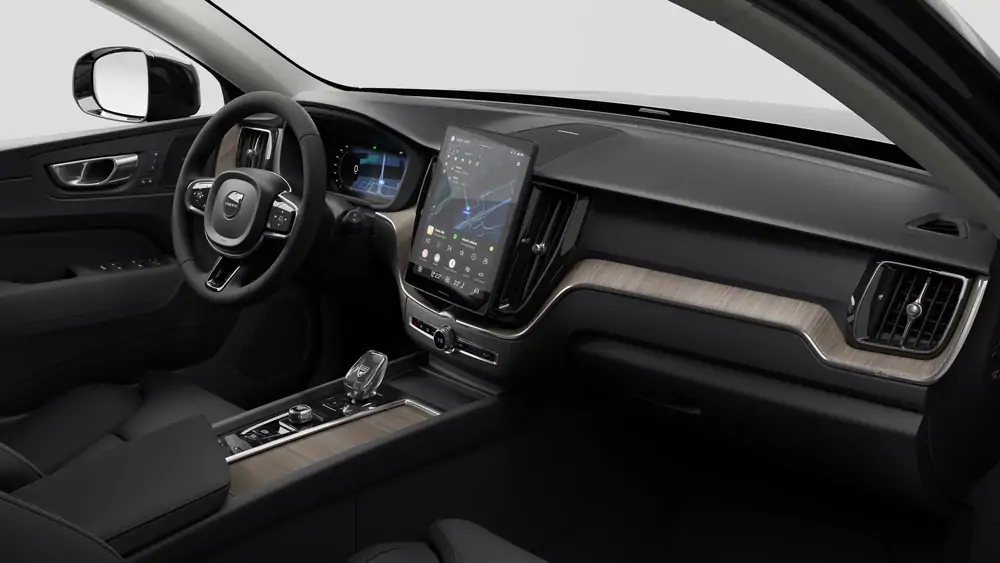 Nouveau Volvo XC60 SUV Plus Hybride rechargeable 4 roues motrices Onyx Black 4