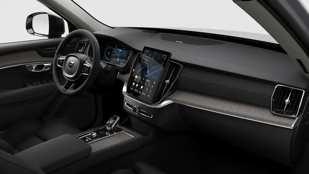 Nouveau Volvo XC90 SUV Ultimate Hybride rechargeable 4 roues motrices Aurora Silver 4