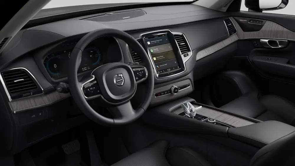 Nouveau Volvo XC90 SUV Ultimate Hybride rechargeable 4 roues motrices Onyx Black 4