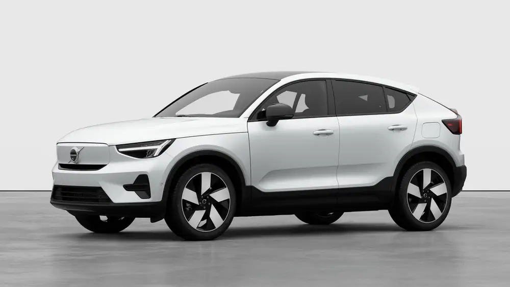 Nouveau volvo EC40 Crossover (SUV Coupé) Plus Électrique 2 roues motrices (Propulsion) Crystal White Pearl 1
