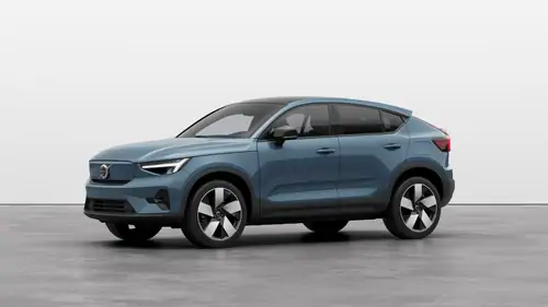 Nouveau Volvo C40 Crossover (SUV Coupé) Ultra Électrique 2 roues motrices (Propulsion) Fjord Blue