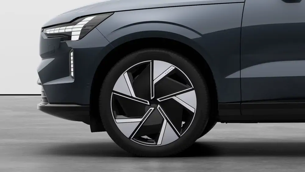 Nouveau Volvo EX90 SUV Ultra Électrique 4 roues motrices Denim Blue 3