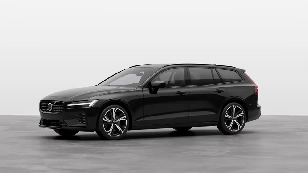 Nouveau Volvo V60 Break Plus Hybride rechargeable 4 roues motrices Onyx Black 1