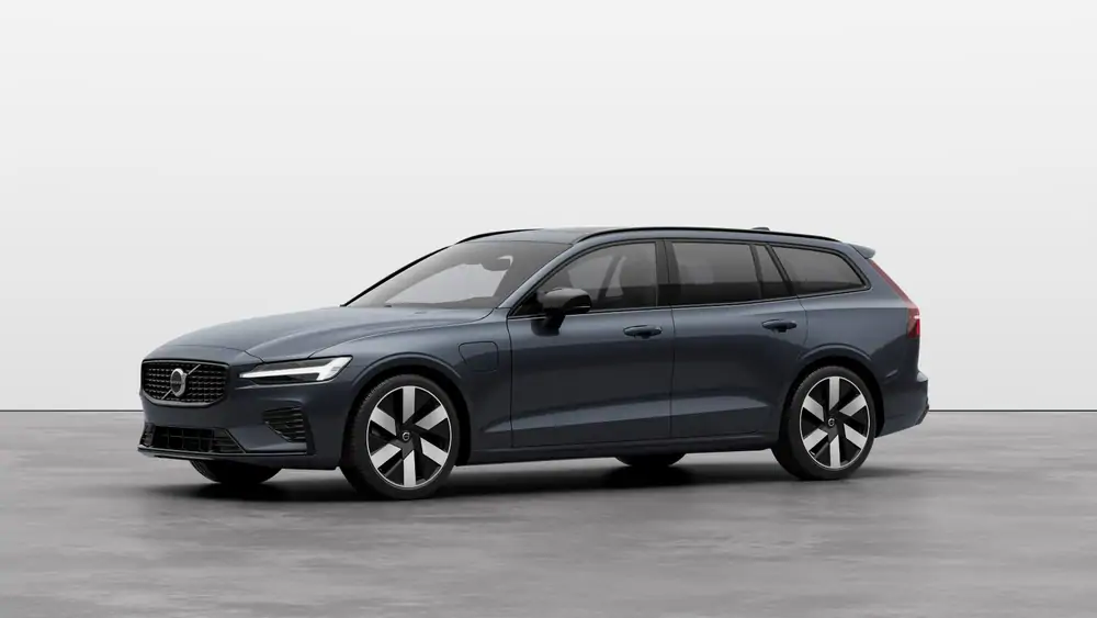 Nouveau Volvo V60 Break Plus Hybride rechargeable 4 roues motrices Denim Blue 1