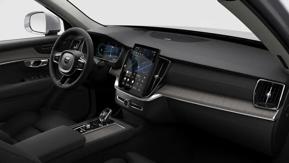 Nouveau Volvo XC90 SUV Ultimate Hybride rechargeable 4 roues motrices Aurora Silver 4